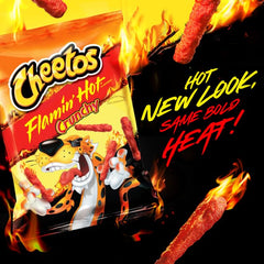 Family enjoying Flamin' Hot Mix flavors close-up at a table.