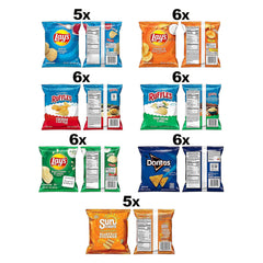Frito-Lay Tangy Favorites Mix multi-flavor display for quick energy.