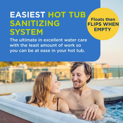 FROG SmartChlor cartridge demonstrates self-regulating chlorine for steady water levels.