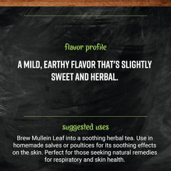 Frontier Co-op mullein leaf extract bottle highlighting versatile herbal options