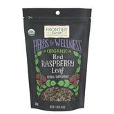 Frontier Co-op red raspberry leaf bag for caffeine-free herbal teas