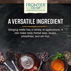 Frontier Co-op stinging nettle leaf soup pan for savory greens.