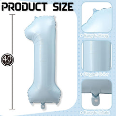 Froova number 1 balloon matte finish close-up, premium party look