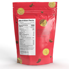 Fruidles gold Half-Dollar coins showcase premium Belgian ingredients for nut-free celebrations.