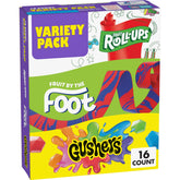 Fruit Roll-Ups variety pack box front, perfect for sharing snacks