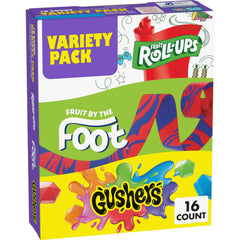 Fruit Roll-Ups variety pack box front, perfect for sharing snacks
