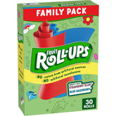 Fruit Roll-Ups variety pack box shows two flavors for family-friendly snacking.