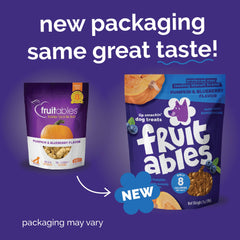 Fruitables 8-calorie training treat, perfect for repeat rewards.