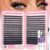 FTBZCF manga lash clusters kit 518pc for customizable at-home extensions
