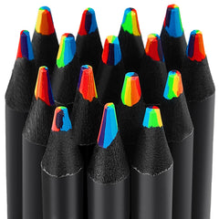 FUAOIS 16 rainbow pencils ready for Easter gift and colorful art