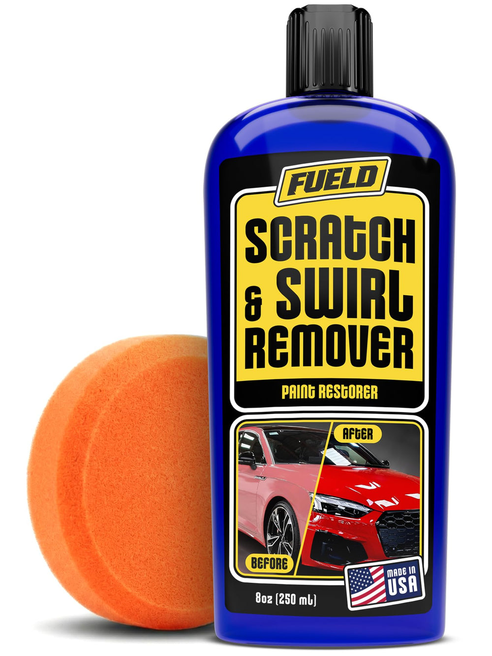 Fueld Scratch Remover applied by hand for a smooth finish