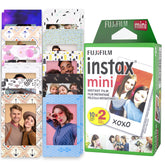 Fujifilm Instax Mini film twin pack with frames ready for Instax cameras