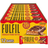 FULFIL Chocolate Peanut Butter Bar pack-shot highlighting convenient on-the-go protein