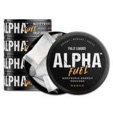 Fully Loaded Bullseye Alpha Fuel mango pouch close-up for quick energy on the go.