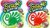 Fun a Ton Giant Snap Hand red close-up, sticky and entertaining for kids.