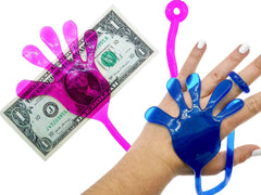 Fun a Ton Giant Snap Hands red stretch, tactile play for kids.