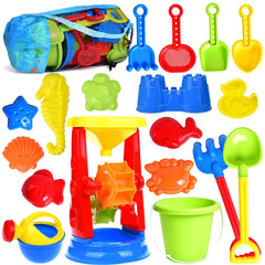 FUN LITTLE TOYS Beach Toys water wheel boosts interactive water play and learning on sunny days.