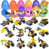 FUN LITTLE TOYS 12-piece Easter eggs set for kids' egg hunts.
