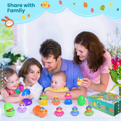Fun Little Toys prefilled eggs with ducks promote sensory play during baths