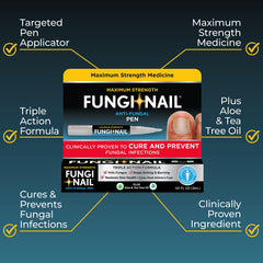 Fungi-Nail antifungal solution applied to nails and surrounding skin.
