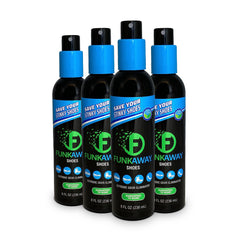 FunkAway odor eliminator spray for shoes neutralizes stubborn smells at the source.