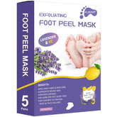 Funnir Foot Peeling Mask packaging for easy at-home foot care.