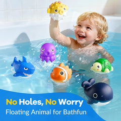 Funscape bath-time rescue animals double as bath toys for splashy fun