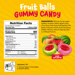 FUNTASTY gummies close-up showing jelly centers and fruity flavors
