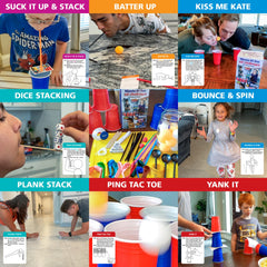 Funwares Original 237 Minute of Fun ping pong balls enable chaotic laughter-filled tasks.