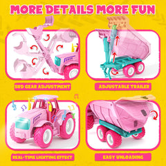 Funwee RC tractor front loader for interactive digging and hauling