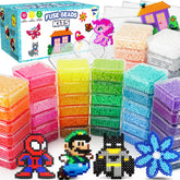 Funzbo 31000 fuse beads kit box with contents for quick family crafting sessions.