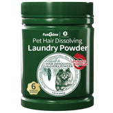 Furgone FurGone pet hair remover powder dissolves hair during wash for cleaner fabrics