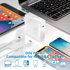 Furgor 118W USB-C charger with 6.6 ft cable extended reach