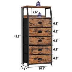 Furnulem fabric drawers offer safe, spacious storage for clothes and toys