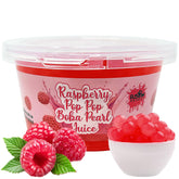 Fusion Select Raspberry bursting pearls pack with real fruit juice for vibrant beverages.
