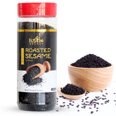 Fusion Select roasted black sesame seeds bottle pour adds convenient flavor boost to meals