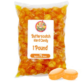 Fusion Sweets And Snacks butterscotch hard candy 75 pieces bag, perfect for sharing.