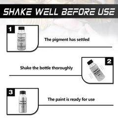 FusionFirm silver liquid leaf paint high gloss finish enhances shine