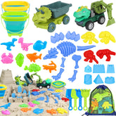 FUSPWEAO Beach Toys 36pc set for creative sand play at the shore.