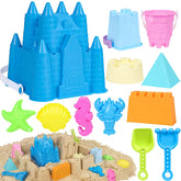 FUSPWEAO beach toys castle bucket for sturdy sandcastle building at the seaside.