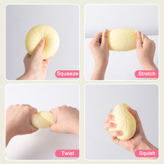 FUYUANLIEV dumpling squishy is a gift-ready sensory toy for desks.