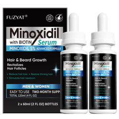FUZYAT 5% Minoxidil bottle showing topical formula to support thinning hair