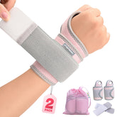 FvaPemm right-hand pink wrist brace for all-day stability.