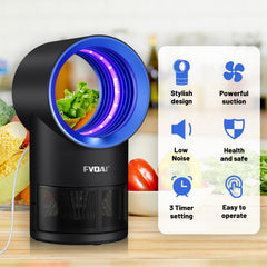 FVOAI fruit fly trap with adhesive glue boards and quick replacement.