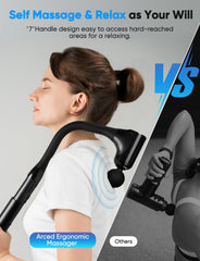 FVZ back massage with ergonomic arc targets neck and shoulders.