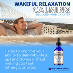 FWS L-Theanine liquid drops dropper illustrating precise dosing for easy use.