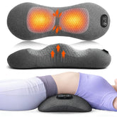 FWW 3 in 1 lumbar pillow with heat, massage, and traction for targeted relaxation