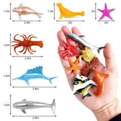 FXMHEHBB mini ocean seahorse figure for storytelling and sensory exploration.