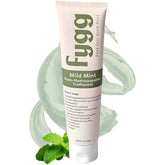 Fygg fluoride-free toothpaste tube with mild mint for daily remineralization and gentle cleaning.