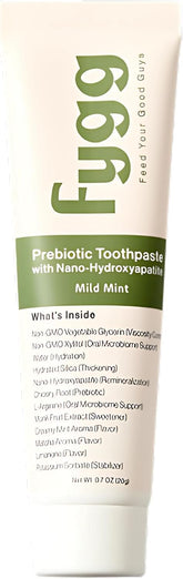 Fygg nano-hydroxyapatite toothpaste travel size for daily use with mild mint